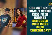 Actor Sushant Singh Rajput, Bollywood Actor Sushant Singh Rajput, Case Filed Against Rhea Chakraborty, Rhea Chakraborty, sushant singh rajput, Sushant Singh Rajput Death, Sushant Singh Rajput Death Case, Sushant Singh Rajput Fan