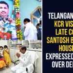 CM KCR Meet Col Santosh Babu Family, CM KCR Meets Martyred Colonel Santosh Babu Family, Col Bikkumalla Santosh Babu, Col Santosh Babu Family, Indian Army Soldier Santosh Babu, KCR Meet Col Santosh Babu Family Members, KCR Meets Martyred Colonel Santosh Babu Family at Suryapet, KCR Meets Santosh Babu Family, Santosh Babu, Santosh Babu Family, Telangana CM KCR
