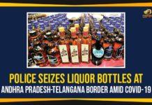 andhra pradesh, Andhra Pradesh Police, Andhra Pradesh police seized Liquor Bottles, Andhra Pradesh-Telangana Border, illegal transport of liquor, Jaggaiahpeta circle, Mango News, Police Seizes Liquor Bottles, Police Seizes Liquor Bottles At Andhra Pradesh, Telangana, Telangana news