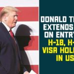 America President Donald Trump, Donald Trump, Donald Trump Signs Executive Order to Suspend H-1B Visas, Donald Trump Signs to Suspend H-1B Visas, Donald Trump Suspend H-1B Visas, H-1B Visas, H-1B Visas Suspension, US President Donald Trump
