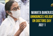 Chief Minister of West Bengal, Doctors Day, Doctors Day 2020, Doctors Day July 1, mamata banerjee, Mamata Banerjee Announces Holiday On Doctors Day July 1, West Bengal, West Bengal CM, West Bengal CM Mamata Banerjee, West Bengal news