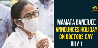 Chief Minister of West Bengal, Doctors Day, Doctors Day 2020, Doctors Day July 1, mamata banerjee, Mamata Banerjee Announces Holiday On Doctors Day July 1, West Bengal, West Bengal CM, West Bengal CM Mamata Banerjee, West Bengal news