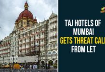 Coronavirus, Lashkar eTaiba a militant organisation, Mumbai, Mumbai Police, pakistan, Quick Reaction Teams, Taj Hotels, Taj Hotels Of Mumbai, Taj Hotels Of Mumbai Gets Threat Call, Taj Hotels Of Mumbai Gets Threat Call From LeT, Taj Mahal Palace