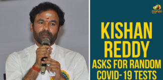 Greater Hyderabad Municipal Corporation, KCR, kishan reddy, Kishan Reddy Asks For Random COVID-19 Tests In Telangana, Kishan Reddy On Coronavirus, Kishan Reddy On Coronavirus Tests, Random COVID-19 Tests In Telangana, Telangana, Telangana cm kcr, telangana corona tests