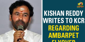 Amberpet Flyover, construction of Amberpet flyover, KCR, KCR Regarding Amberpet Flyover, kishan reddy, Kishan Reddy On Amberpet Flyover, Kishan Reddy Writes To KCR, Kishan Reddy Writes To KCR Regarding Amberpet Flyover, Telangana, Telangana cm kcr