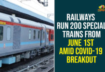 Railways Run 200 Special Trains From June 1st Amid COVID-19 Breakout COVID-19 Breakout, Indian Railways, Indian Railways resumed train services, Indian Railways special trains, Railway Station, Railways Run 200 Special Trains, Railways Run 200 Special Trains From June 1st, Railways Special Trains, thermal screening