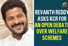 Revanth Reddy Challenges KCR To An Open Debate Over Welfare Schemes Open Debate Over Welfare Schemes, Revanth Reddy, Revanth Reddy Challenges KCR, Revanth Reddy Challenges KCR Over Welfare Schemes, Revanth Reddy Challenges KCR To An Open Debate, Revanth Reddy Challenges Open Debate Over Welfare Schemes, Revanth Reddy dares KCR, Telangana, Telangana cm kcr, Telangana Government