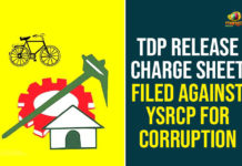 TDP Releases Charge Sheet Filed Against YSRCP For Corruption AP NEWS, AP Political News, AP political news updates, Charge Sheet Filed Against YSRCP For Corruption, TDP, TDP Releases Charge Sheet Filed Against YSRCP, TDP Releases YSRCP Corruption Charge Sheet, TDP VS YCP, TDP YCP Conflicts, YSRCP Corruption Charge Sheet