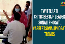 Twitterati Criticises BJP Leader Sonali Phogat, #ArrestSonaliPhogat Trends
