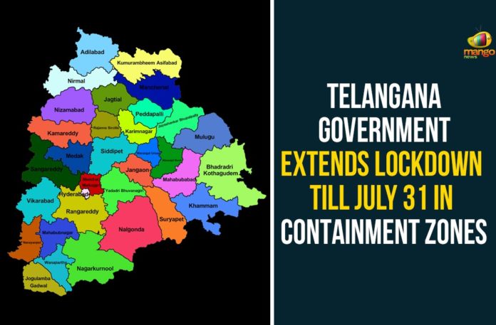 Central Govt Extends Lockdown, Central Govt Extends Lockdown in Containment Zones, Containment Zones, Containment Zones List, Containment Zones Lockdown, India Lockdown, India Lockdown News, India Unlock 2.0, Telangana Government, Telangana Government Extends Lockdown, Telangana Government Extends Lockdown Till July 31, Unlock 2.0, Unlock 2.0 News