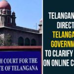Hyderabad School Students Parents Association, Online Classes, Telangana, Telangana Government To Clarify Stand On Online Classes, Telangana High Court, Telangana High Court Directs Telangana Government, Telangana On Online Classes, Telangana State government