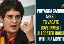 priyanka gandhi, Priyanka Gandhi Asked To Vacate Government Allocated House, Priyanka Gandhi Latest News, Priyanka Gandhi Vadra, Special Protection Group, Union Ministry