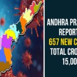Andhra Pradesh Reports 657 New Cases, Total Crosses 15,000 andhra pradesh, AP Corona Positive Cases, AP Coronavirus, AP COVID 19 Cases, AP Total Positive Cases, Coronavirus, Coronavirus Breaking News, coronavirus latest news, Coronavirus live updates, COVID-19, Total Corona Cases In AP