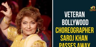 Bollywood Choreographer Saroj Khan, Bollywood Choreographer Saroj Khan Died, Choreographer Saroj Khan, Choreographer Saroj Khan Passed Away, Masterji, Saroj Khan, Saroj Khan Passes Away, Saroj Khan Passes Away At 71, Veteran Bollywood Choreographer Saroj Khan