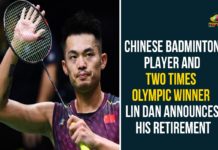 Chinese Badminton Player And Two Times Olympic Winner Lin Dan Announces His Retirement Badminton Player Lin Dan, China 2-time Olympic Champion, Chinese Badminton Player, Chinese badminton superstar Lin Dan announces retirement, Chinese shuttler Lin Dan announces retirement, Lin Dan, Lin Dan Announces His Retirement, Two Times Olympic Winner Lin Dan, Two Times Olympic Winner Lin Dan Announces His Retirement