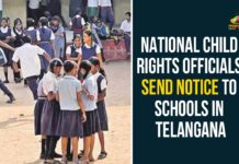 National Child Rights Officials Send Notice To Schools In Telangana Central Government, National Child Rights, National Child Rights Officials, National Child Rights Officials Send Notice To Telangana Schools, Online Classes, Telangana Parents Association for Child Rights and Safety, Telangana School Education, Telangana Schools