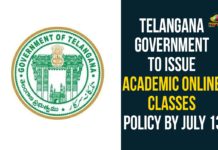 Telangana Government To Issue Academic Online Classes Policy By July 13 Academic Online Classes, Academic Online Classes Policy, stand on online classes, Telangana Academic Online Classes Policy, Telangana Government, Telangana High Court, Telangana Online Classes Policy, Telangana private schools