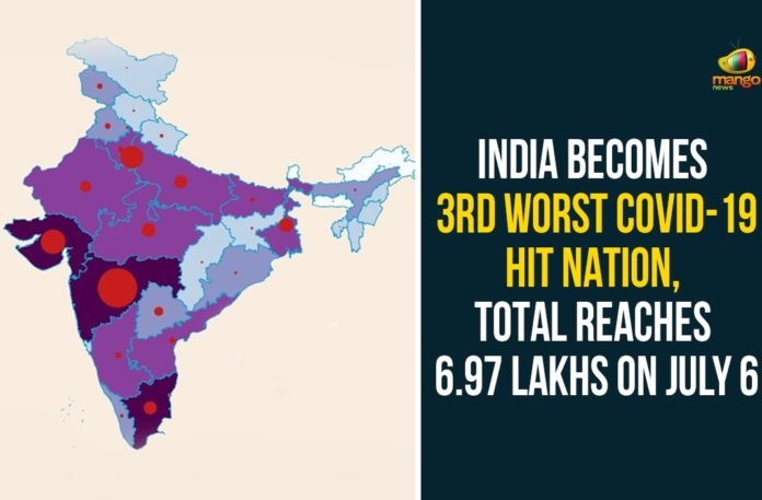 India Becomes 3rd Worst Covid-19 Hit Nation, Coronavirus Cases In India, Coronavirus Deaths In India, Coronavirus Higlights, Coronavirus In India, Coronavirus in India live updates, Coronavirus Live Updates, Coronavirus news highlights, Coronavirus outbreak, coronavirus positive cases, Coronavirus Positive Cases In India, india coronavirus cases, india coronavirus deaths,Total Corona Cases In India