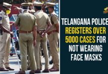 5000 Cases For Not Wearing Face Masks, Cases For Not Wearing Face Masks, corona masks, Coronavirus masks, COVID 19 masks, masks, Telangana Police, Telangana Police Registers Over 5000 Cases