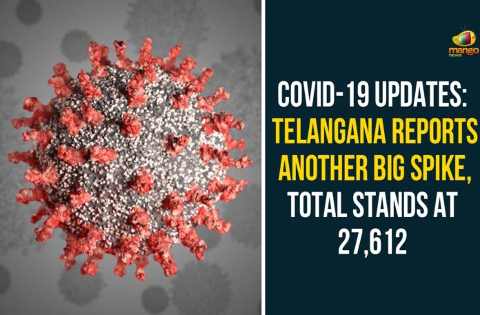 Covid-19 Updates: Telangana Reports Another Big Spike, Total Stands At 27,612