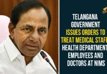 Telangana Governmen, Coronavirus news highlights, Health Department Employees, Health Department Employees get Treatment in Nims, Health Department Employees infected with Corona will get Treatment in Nims, NIMS to treat virus-hit COVID-19 warriors, Telangana Coronavirus New Cases, Telangana Coronavirus News