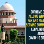 Fax, National News, summons and legal notices, Supreme Court allows sending Notices and Summons by WhatsApp, Supreme Court allows service of summons via WhatsApp, Supreme Court Allows WhatsApp