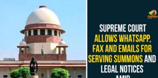 Fax, National News, summons and legal notices, Supreme Court allows sending Notices and Summons by WhatsApp, Supreme Court allows service of summons via WhatsApp, Supreme Court Allows WhatsApp