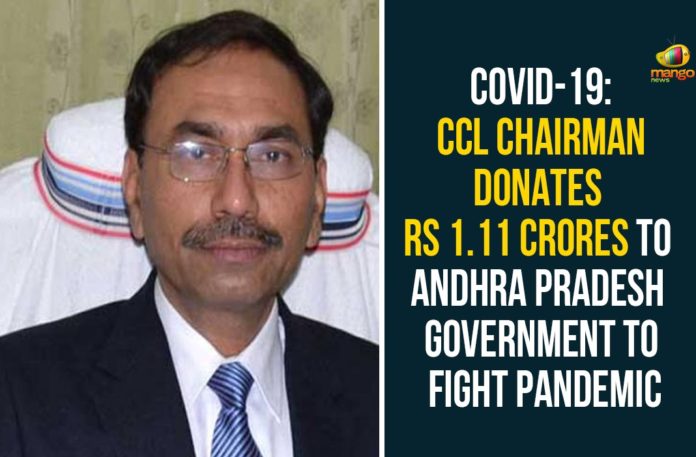 Andhra Pradesh Government, Andhra Pradesh Government To Fight Pandemic, AP CM YS Jagan, CCL Chairman Donates 1.11 Crores To Andhra, CCL Chairman Donates 1.11 Crores To Andhra Pradesh Government, Challa Rajender Prasad, COVID 19 News, COVID-19, met Y.S. Jagan Mohan Reddy, On the 10h of July, the Chief Minister of Andhra Pradesh, the Executive Chairman of the Continental Coffee Limited (CCL) products India