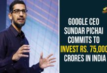 Google CEO Sundar Pichai Commits To Invest Rs. 75,000 Crores In India CEO Sundar Pichai, Google announces 75000 crore investment for India, google ceo Sundar Pichai, Google To Invest Rs 75000 Crore In India, Sundar Pichai, Sundar Pichai CEO Of Google, Sundar Pichai Commits To Invest 75000 Crores In India