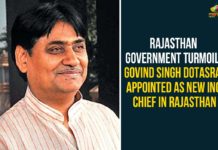 Govind Singh Dotasra, Govind Singh Dotasra Appointed As New INC Chief In Rajasthan, New INC Chief In Rajasthan, Rajasthan Crisis, Rajasthan Government Turmoil, Rajasthan political crisis, Rajasthan political crisis news, Rajasthan Political News, Sachin Pilot, Sachin Pilot Removed From Deputy CM Post