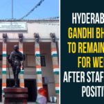 gandhi bhavan, Gandhi Bhavan Hyderabad, Gandhi Bhavan to remain shut, Hyderabad, Hyderabad Gandhi Bhavan To Remain Shut For Week, hyderabad news, Telangana, Telangana Cong headquarters shut, Telangana Coronavirus