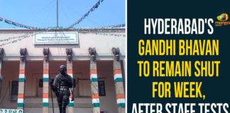 gandhi bhavan, Gandhi Bhavan Hyderabad, Gandhi Bhavan to remain shut, Hyderabad, Hyderabad Gandhi Bhavan To Remain Shut For Week, hyderabad news, Telangana, Telangana Cong headquarters shut, Telangana Coronavirus