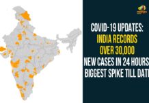 Covid-19 Updates: India Records Over 30,000 New Cases In 24 Hours, Biggest Spike Till Date Coronavirus Cases In India, Coronavirus Deaths In India, Coronavirus Higlights, Coronavirus In India, Coronavirus in India live updates, Coronavirus Live Updates, Coronavirus news highlights, Coronavirus outbreak, coronavirus positive cases, Coronavirus Positive Cases In India, india coronavirus cases, india coronavirus deaths,Total Corona Cases In India