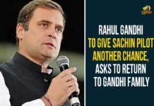 Rahul Gandhi To Give Sachin Pilot Another Chance, Asks To Return To Gandhi Family rahul gandhi, Rahul Gandhi To Give Sachin Pilot Another Chance, Rajasthan political crisis, Rajasthan political crisis news, Rajasthan Political News, Sachin Pilot, Sachin Pilot Latest News, Sachin Pilot To Not Join BJP, Sachin Pilot Turmoil With Ashok Gehlot And INC