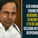 CM KCR, CM KCR Held an Extended Meeting on the Education Sector, degree pg exams, Degree PG Exams in Telangana, KCR Meeting on the Education Sector, Telangana Degree PG Exams, Telangana Engineering, Telangana Engineering Exams