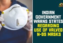 Centre warns against use of N-95 masks, Govt warns against use of N-95 masks, Indian Government, Indian Government Warns Regarding Use Of Valved N-95 Masks, Indian Government Warns States, N-95 Masks, Valved N-95 Masks, Valved N-95 Masks Usage