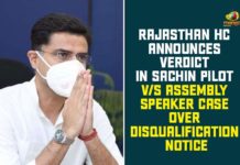 rajasthan, Rajasthan Assembly Speaker, Rajasthan Government, Rajasthan Government Crisis, Rajasthan HC, Rajasthan HC Verdict, Rajasthan High Court, Rajasthan political crisis, Rajasthan political crisis news, Rajasthan Political News, Sachin Pilot, Sachin Pilot Disqualification Notice, Sachin Pilot Latest News, Sachin Pilot V/S Assembly Speaker Case, Sachin Pilot V/S Assembly Speaker Case Over Disqualification Notice