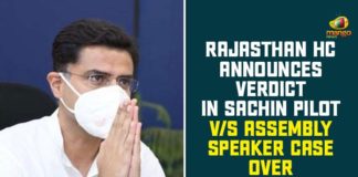 rajasthan, Rajasthan Assembly Speaker, Rajasthan Government, Rajasthan Government Crisis, Rajasthan HC, Rajasthan HC Verdict, Rajasthan High Court, Rajasthan political crisis, Rajasthan political crisis news, Rajasthan Political News, Sachin Pilot, Sachin Pilot Disqualification Notice, Sachin Pilot Latest News, Sachin Pilot V/S Assembly Speaker Case, Sachin Pilot V/S Assembly Speaker Case Over Disqualification Notice