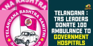 100 Ambulance with Covid Testing Facilities, Coronavirus news highlights, Covid Testing Facilities In Ambulance, KTR, Minister KTR, Ministers Announces to Donate 100 Ambulance, TRS leaders to donate ambulances