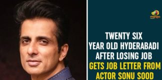 Actor Sonu Sood, Hyderabad Information Technology company, Hyderabad Lady Gets Job Letter From Actor Sonu Sood, Ritchie Shelson, Sonu sood, Sonu Sood Latest News, Twenty Six Year Old Hyderabad, Unadadi Sharada