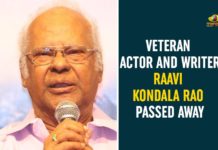 Veteran Actor and Writer Raavi Kondala Rao Passed Away Veteran Actor Raavi Kondala Rao, Writer Raavi Kondala Rao Passed Away,Raavi Kondala Rao Passed Away ,Raavi Kondala Rao,Tollywood Movie Actor Ravi Kondala Rao,Actor Raavi Kondala Rao Dies,,Veteran Tollywood actor Raavi Kondala Rao dies,Raavi Kondala Rao Death