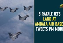 Ambala Air Base, Dassault Rafale Fighter Jet in India Latest News, Five Rafale Fighter Jets Arrived in India, Five Rafale jets arrive in India, IAF Indian air force, Rafale Fighter Jets, Rafale Fighter Jets Ambala air base, Rafale india, Rafale Jets news live
