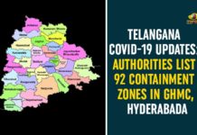 92 Containment Zones in GHMC, Containment Zones, Coronavirus, Coronavirus Breaking News, Coronavirus Latest News, Coronavirus outbreak, COVID-19, GHMC, GHMC Containment Zones, GHMC Containment Zones List, Hyderabad, telangana, Telangana Coronavirus
