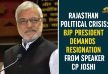 BJP President Demands Resignation From Speaker CP Joshi, rajasthan, Rajasthan Government, Rajasthan Government Crisis, Rajasthan Governor, Rajasthan political crisis, Rajasthan political crisis news, Rajasthan Political News, Speaker CP Joshi