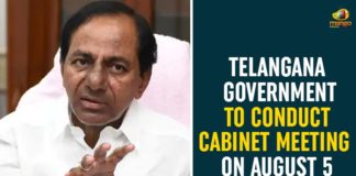 KCR Cabinet Meeting, Telangana Cabinet, Telangana Cabinet Meet, Telangana Cabinet Meeting, Telangana Cabinet Meeting 2020, Telangana Cabinet to Discuss on Corona Situation, Telangana Cabinet to Meet on August 5, Telangana CM KCR Cabinet Meeting