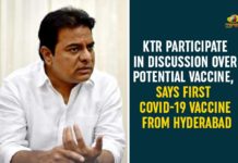 Coronavirus, coronavirus news, coronavirus vaccine, covid 19 vaccine, COVID-19 Vaccine From Hyderabad, First COVID-19 Vaccine From Hyderabad, Hyderabad, KTR Participate In Discussion Over Potential Vaccine, Minister KTR, Minister KTR Latest News