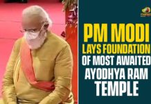 Prime Minister Narendra Modi, on the 5th of August, laid the foundation of Ayodhya Ram Temple in Ayodhya, Uttar Pradesh.  Mr. Modi laid the silver brick and on Wednesday