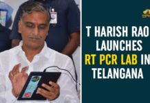 Finance Minister of Telangana, Harish Rao Latest News, Harish Rao Launches RT PCR Lab, Harish Rao Launches RT PCR Lab In Telangana, Harish Rao News, RT PCR Lab In Telangana, Telangana