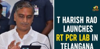 Finance Minister of Telangana, Harish Rao Latest News, Harish Rao Launches RT PCR Lab, Harish Rao Launches RT PCR Lab In Telangana, Harish Rao News, RT PCR Lab In Telangana, Telangana