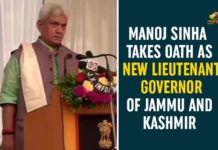 Manoj Sinha Takes Oath As New Lieutenant Governor Of Jammu And Kashmir Central Government, Jammu and Kashmir, Jammu And Kashmir Governor, jammu and kashmir latest news, Jammu and Kashmir News, Manoj Sinha, Manoj Sinha Takes Oath As New Lieutenant Governor, New Lieutenant Governor, New Lieutenant Governor Of Jammu And Kashmir